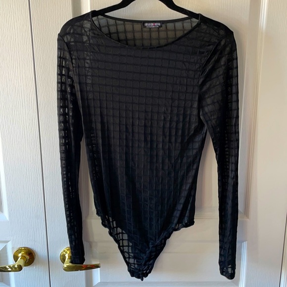 **BLOWOUT SALE $20 OR LESS** See-through body suit - Picture 1 of 2